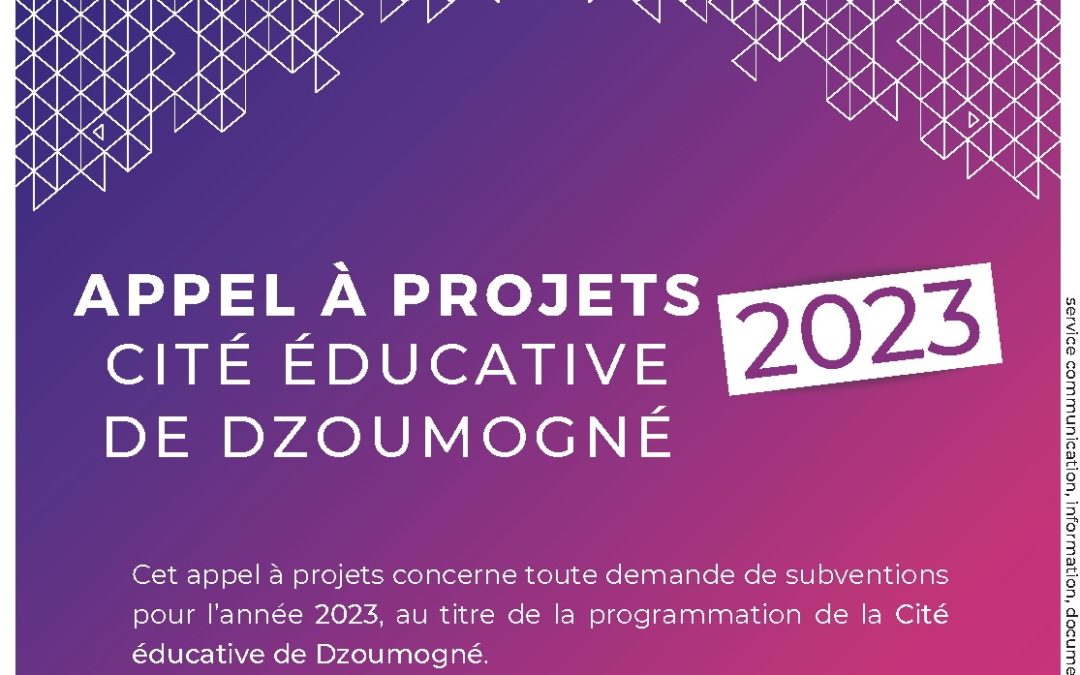 AAP Cité éducative de Dzoumogné 2023